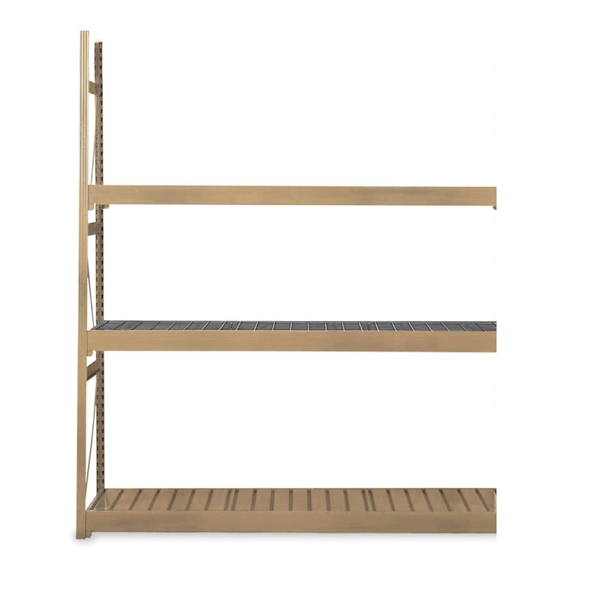 Equipto, V-Grip Bulk Rack- Add On 15in. x 5ft. x 5ft. High, Height 60 in, Width 60 in, Depth 15 in, Model# 1015D51A-PY